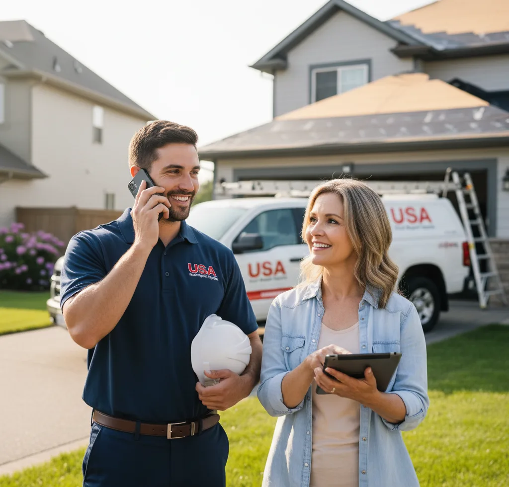USA Roof Repair Experts customer support in Townshend